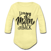 Afbeelding in Gallery-weergave laden, Organic Longsleeve Baby Bodysuit - washed yellow
