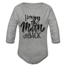 Afbeelding in Gallery-weergave laden, Organic Longsleeve Baby Bodysuit - heather grey
